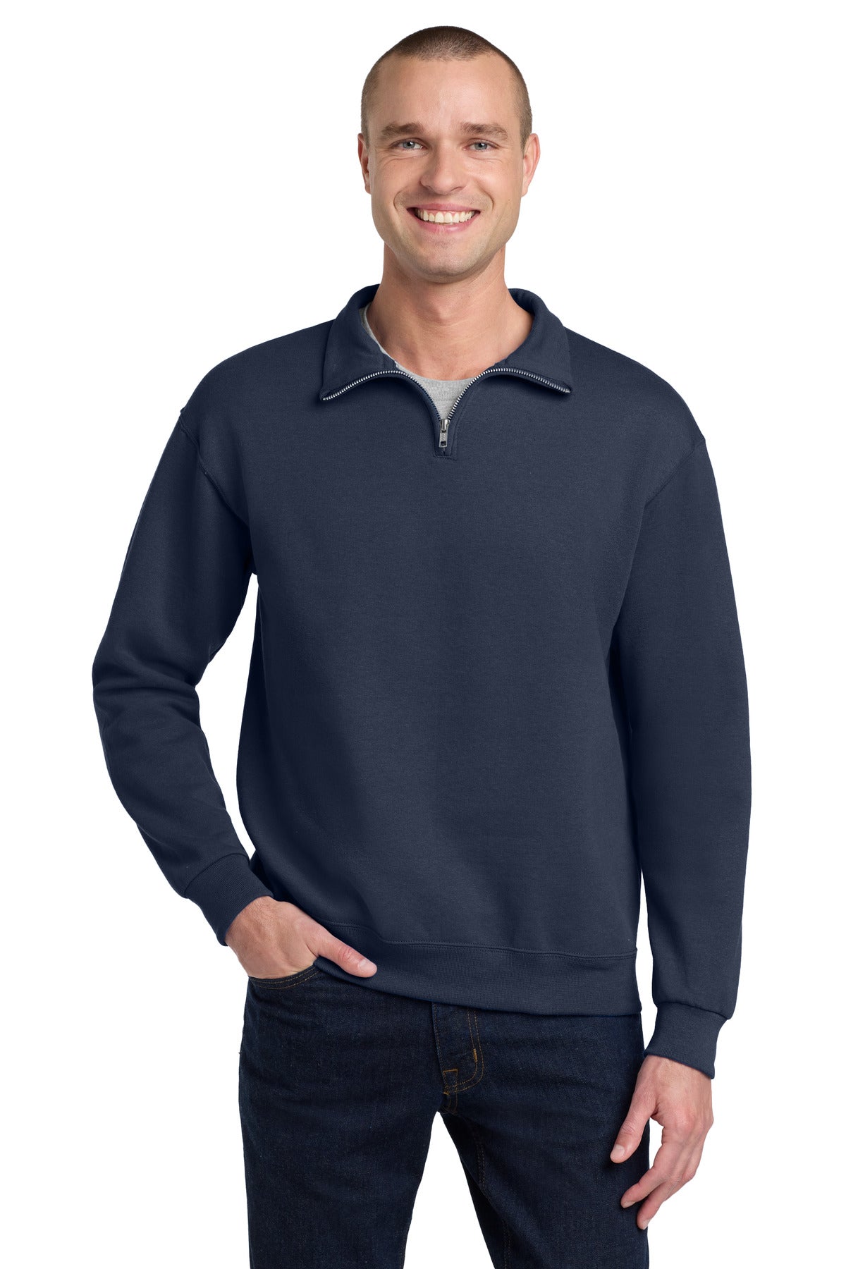 Jerzees® - NuBlend® 1/4-Zip Cadet Collar Sweatshirt. 995M