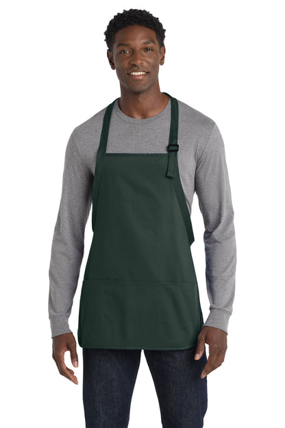 Port Authority® Medium-Length Apron with Pouch Pockets.  A510