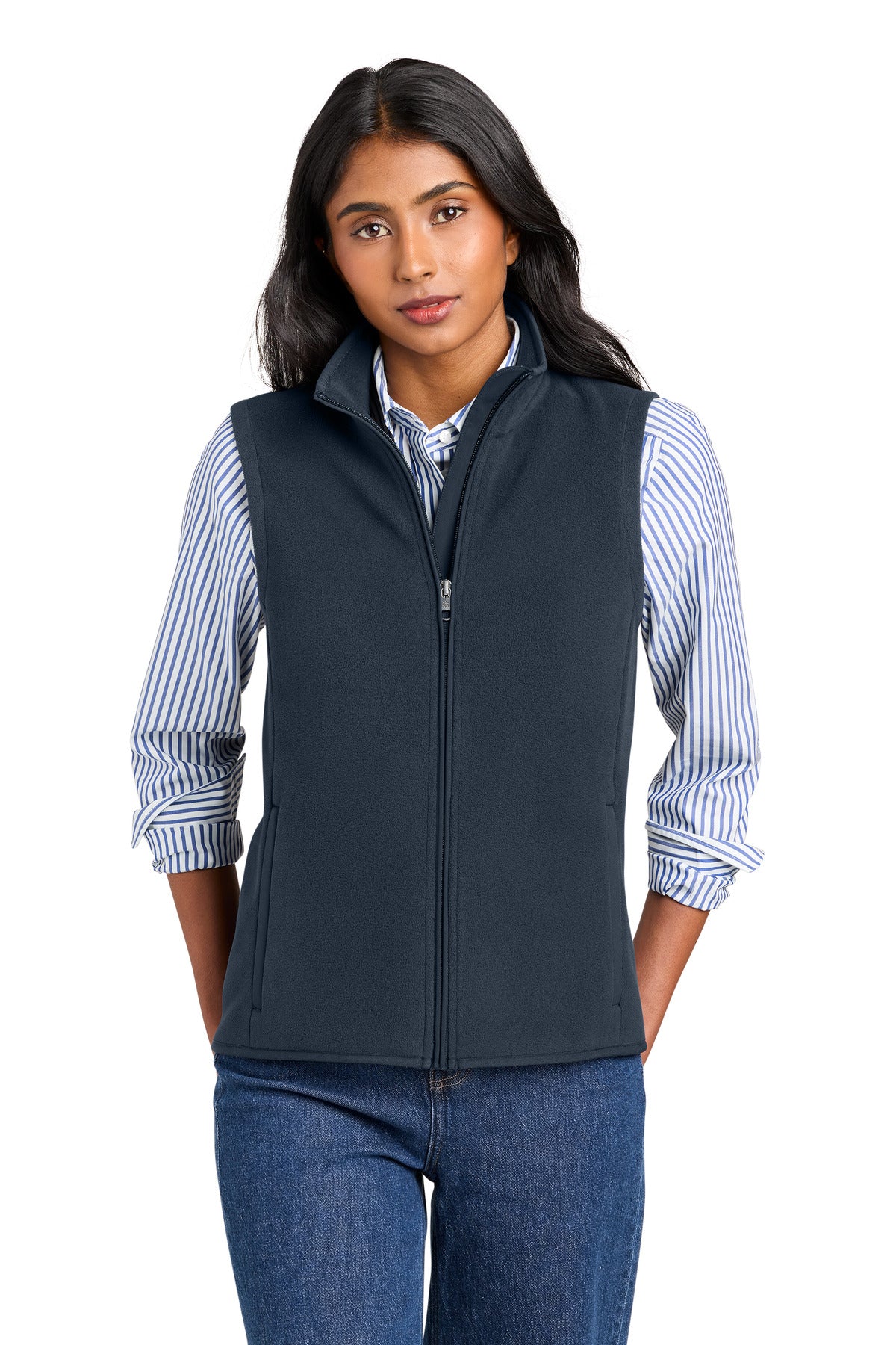 トップス Brook Fleece Vest 2023aw size1 Brooks Brothers® Women's Fleece Vest BB18615 – SanMar Sports
