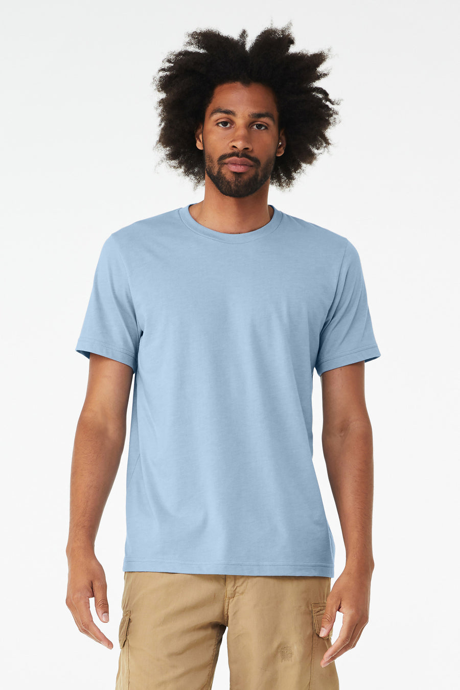 BELLA+CANVAS ® Unisex Heather CVC Short Sleeve Tee. BC3001CVC