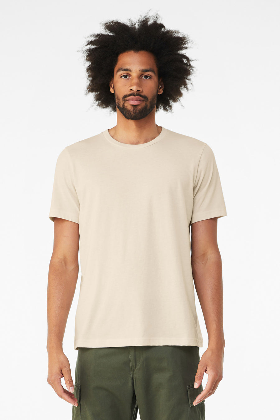 BELLA+CANVAS ® Unisex Heather CVC Short Sleeve Tee. BC3001CVC