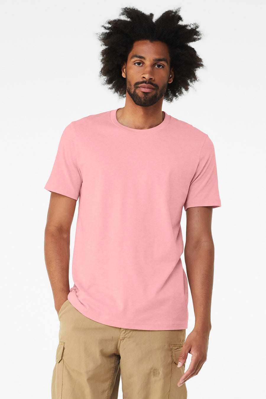 BELLA+CANVAS ® Unisex Heather CVC Short Sleeve Tee. BC3001CVC