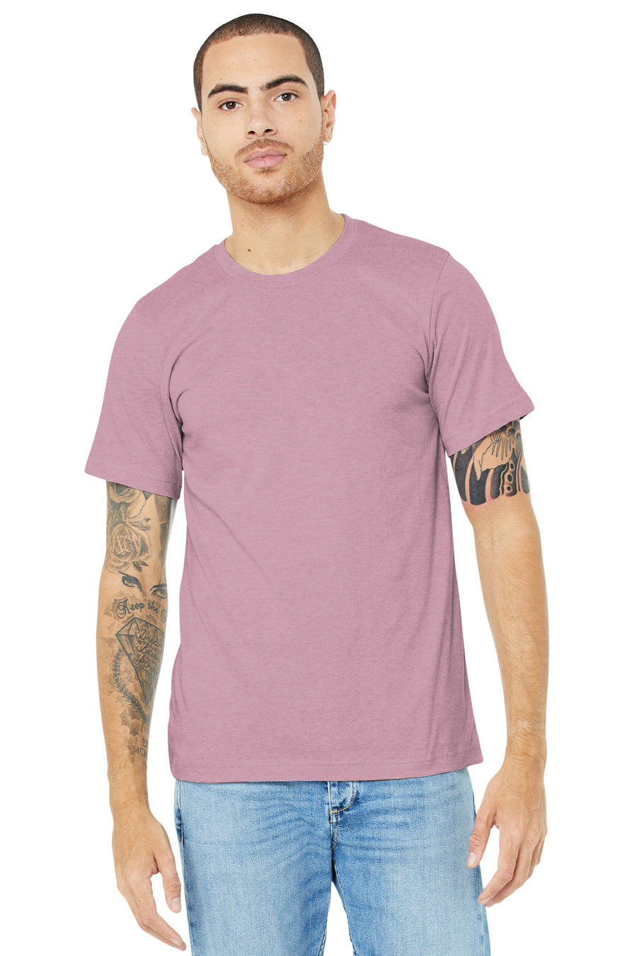 BELLA+CANVAS ® Unisex Heather CVC Short Sleeve Tee. BC3001CVC