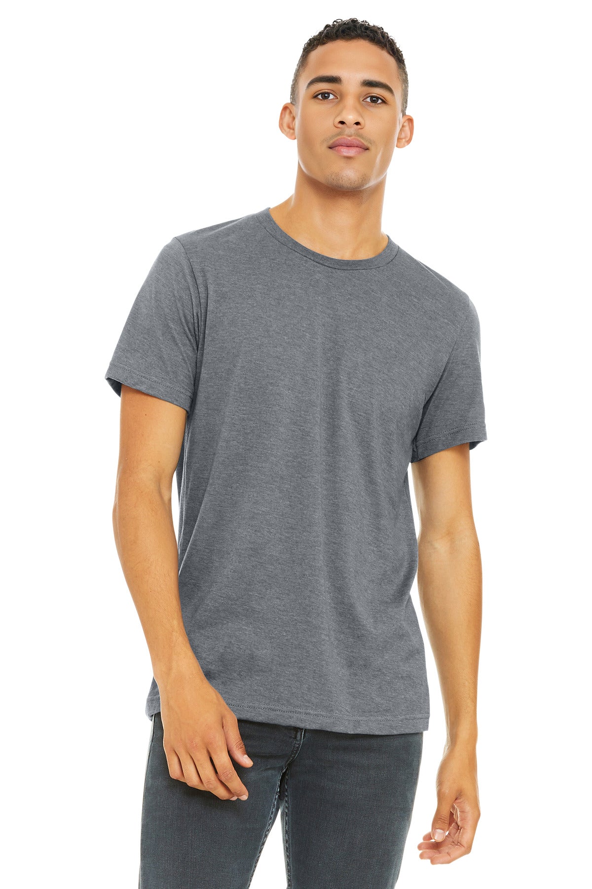 BELLA+CANVAS ® Unisex Heather CVC Short Sleeve Tee. BC3001CVC