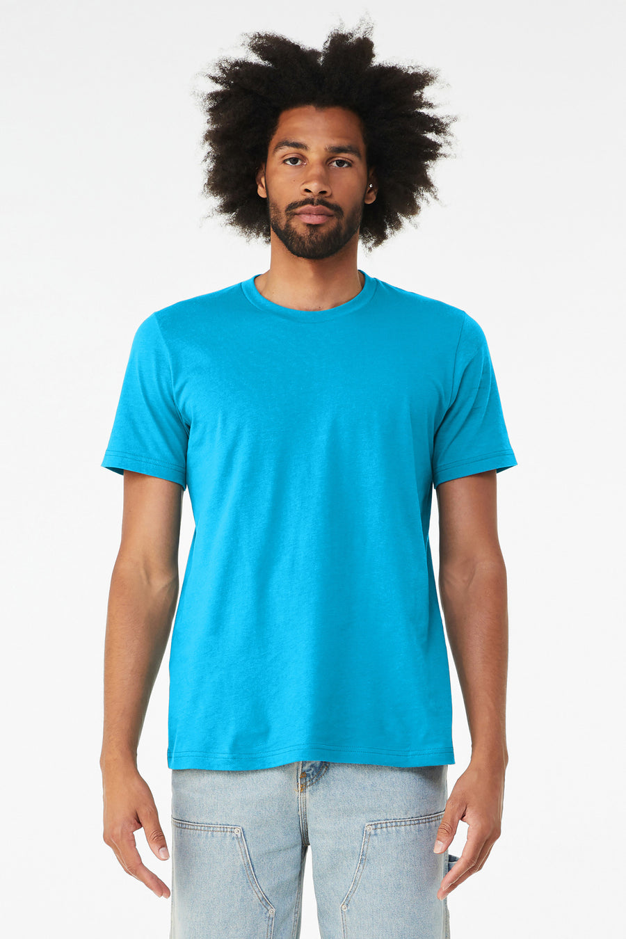 BELLA+CANVAS ® Unisex Heather CVC Short Sleeve Tee. BC3001CVC
