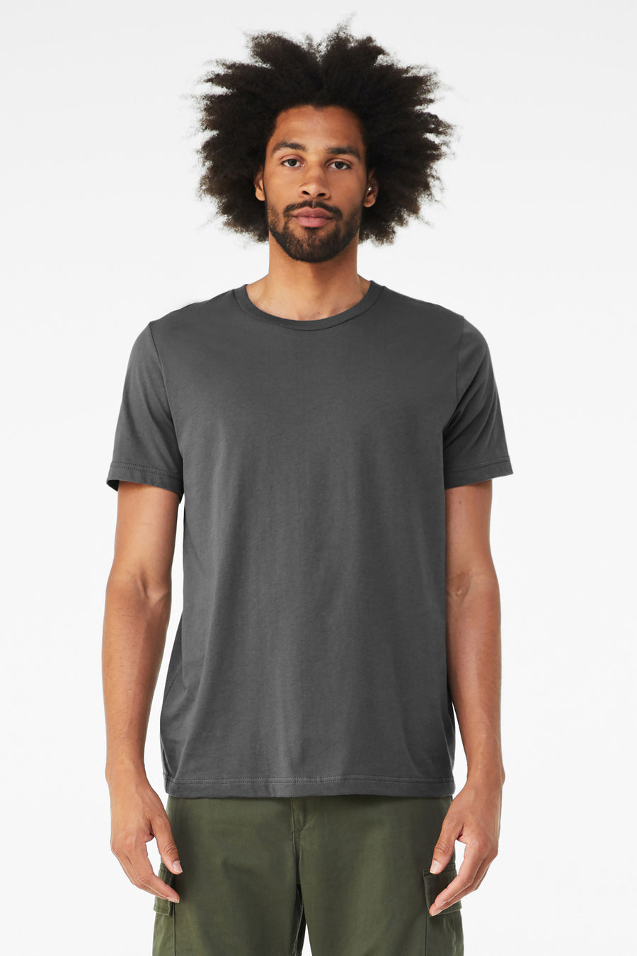 BELLA+CANVAS ® Unisex Heather CVC Short Sleeve Tee. BC3001CVC