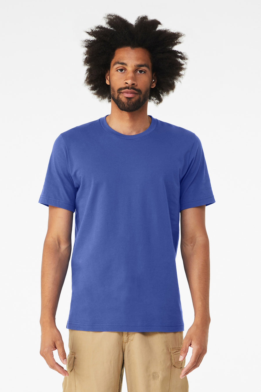BELLA+CANVAS ® Unisex Heather CVC Short Sleeve Tee. BC3001CVC