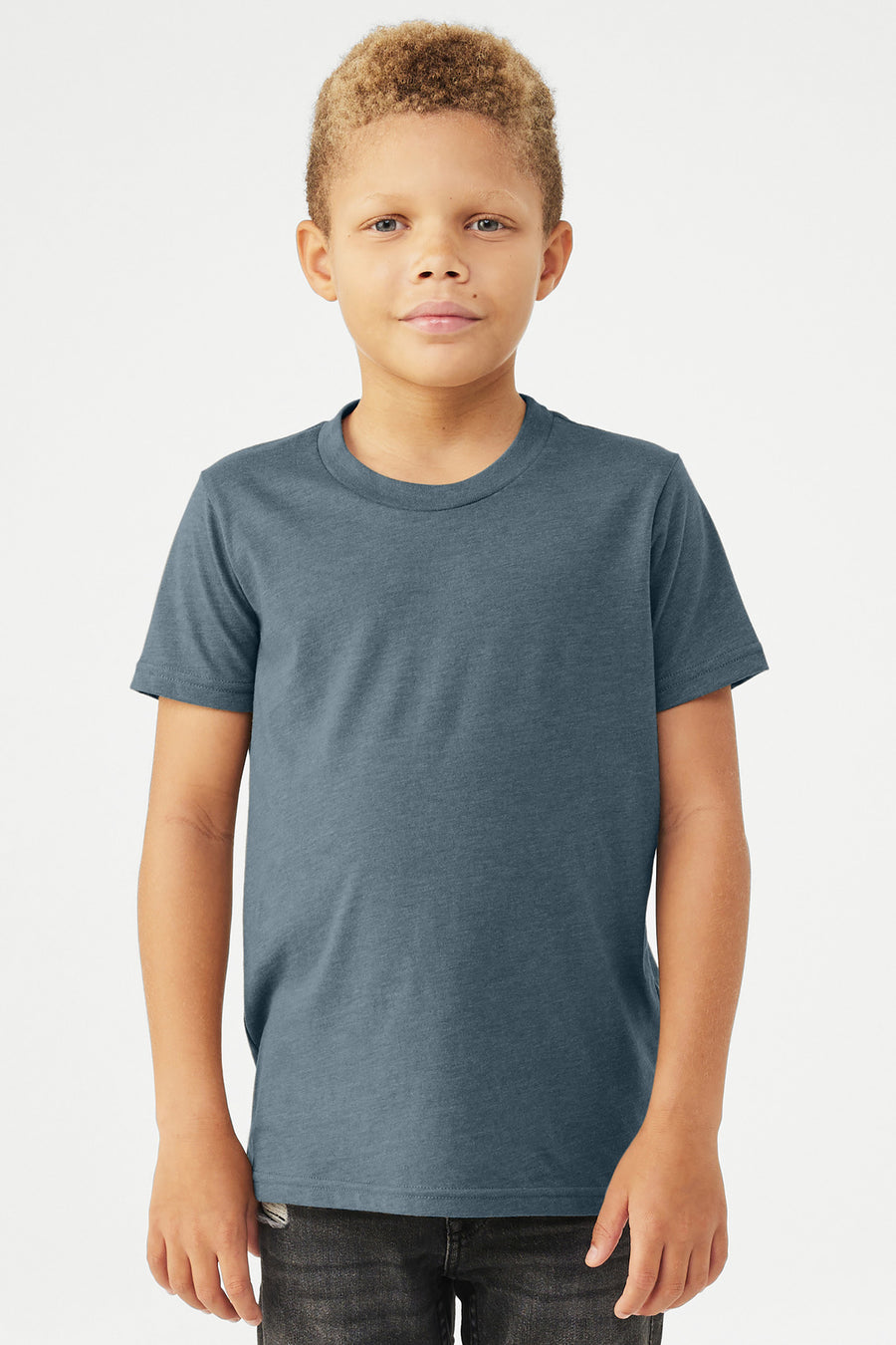 BELLA+CANVAS® Youth Heather CVC Tee BC3001YCVC
