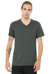 BELLA+CANVAS® Unisex Heather CVC V-Neck Tee BC3005CVC