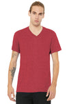 BELLA+CANVAS® Unisex Heather CVC V-Neck Tee BC3005CVC