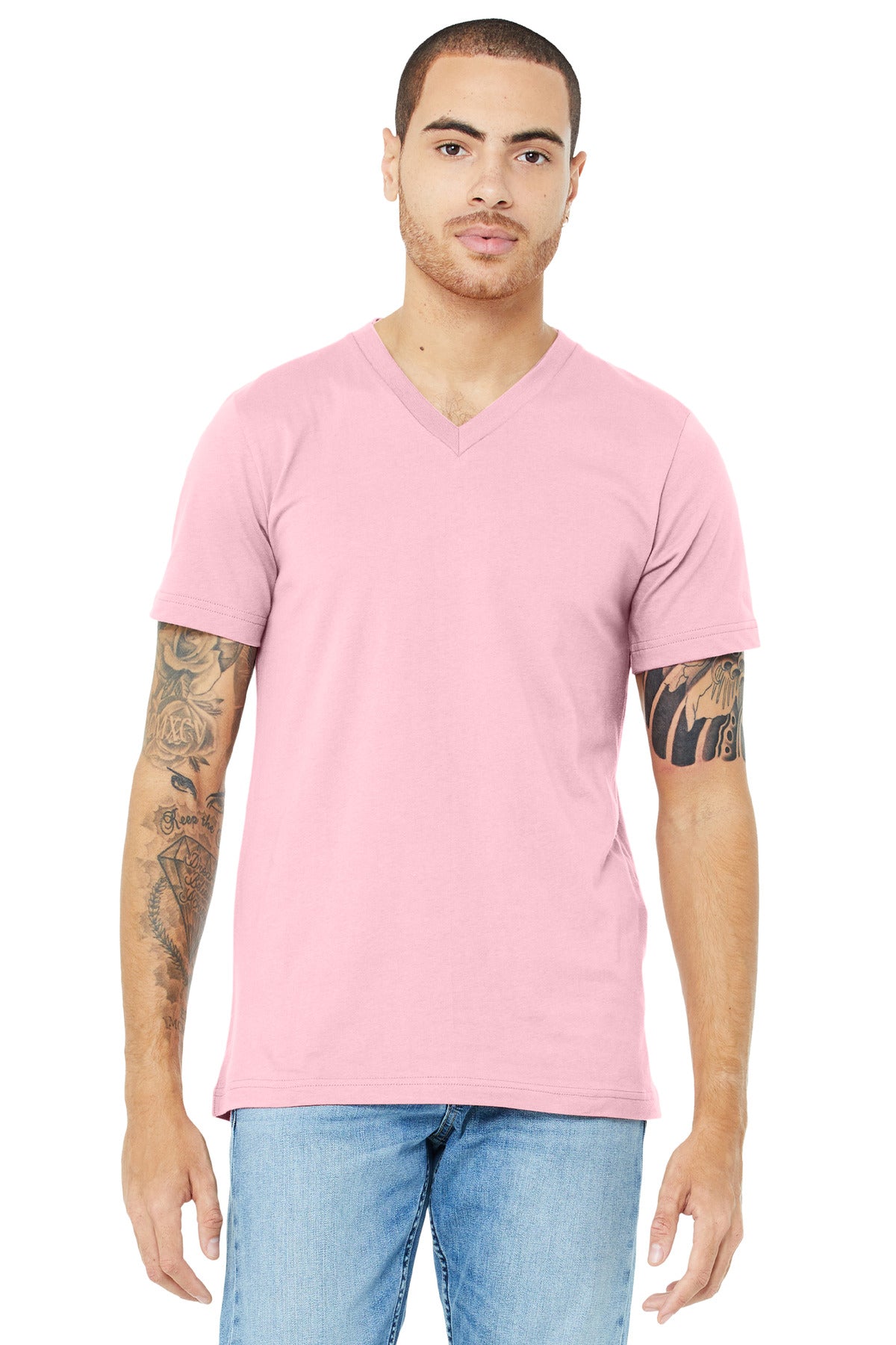 BELLA+CANVAS ® Unisex Jersey Short Sleeve V-Neck Tee. BC3005