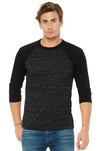 BELLA+CANVAS ® Unisex 3/4-Sleeve Baseball Tee. BC3200