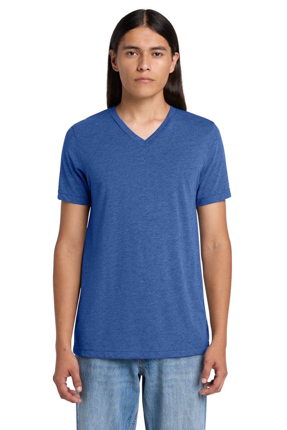 BELLA+CANVAS® Unisex Triblend Short Sleeve V-Neck Tee. BC3415