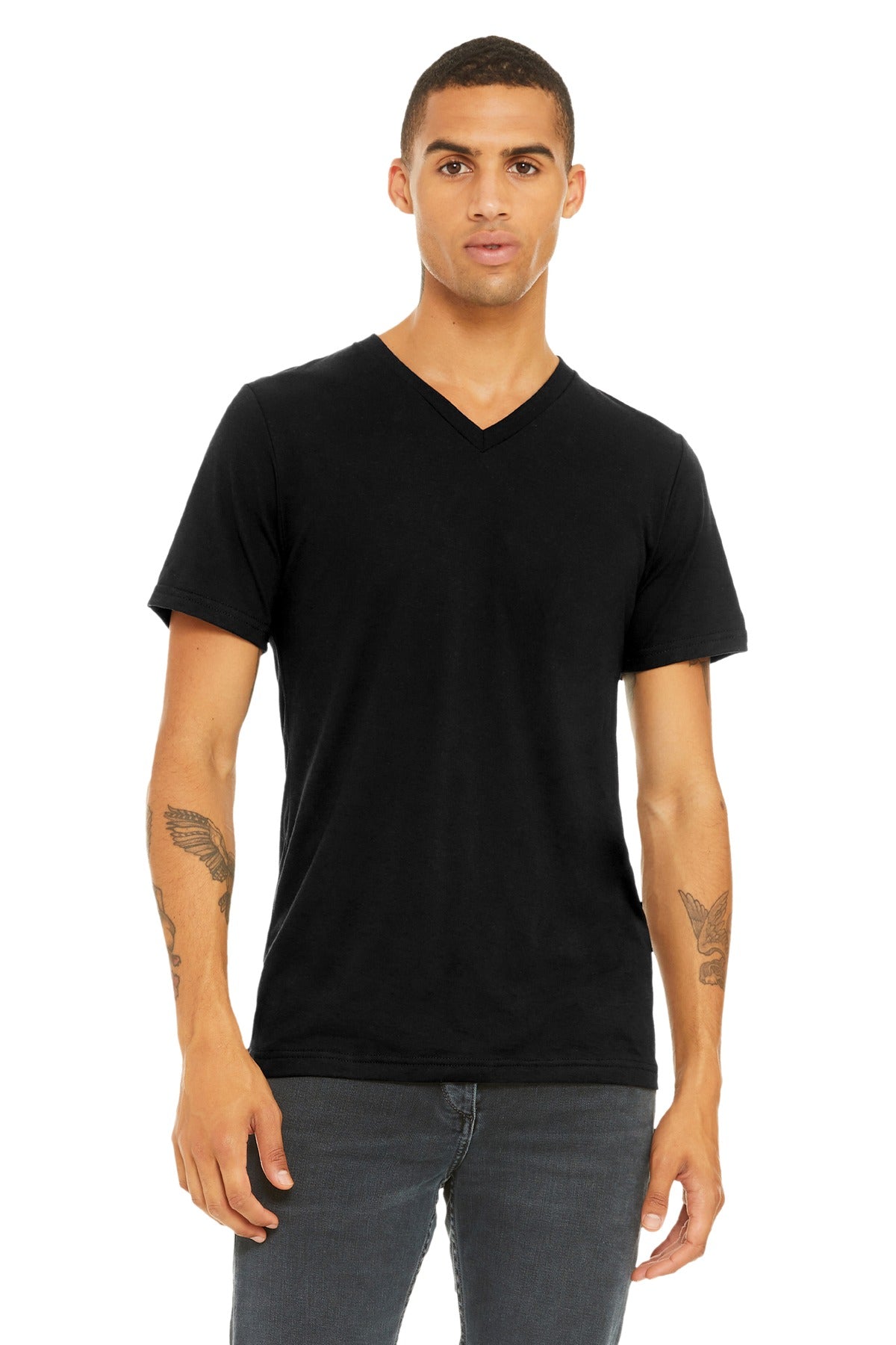BELLA+CANVAS® Unisex Triblend Short Sleeve V-Neck Tee. BC3415