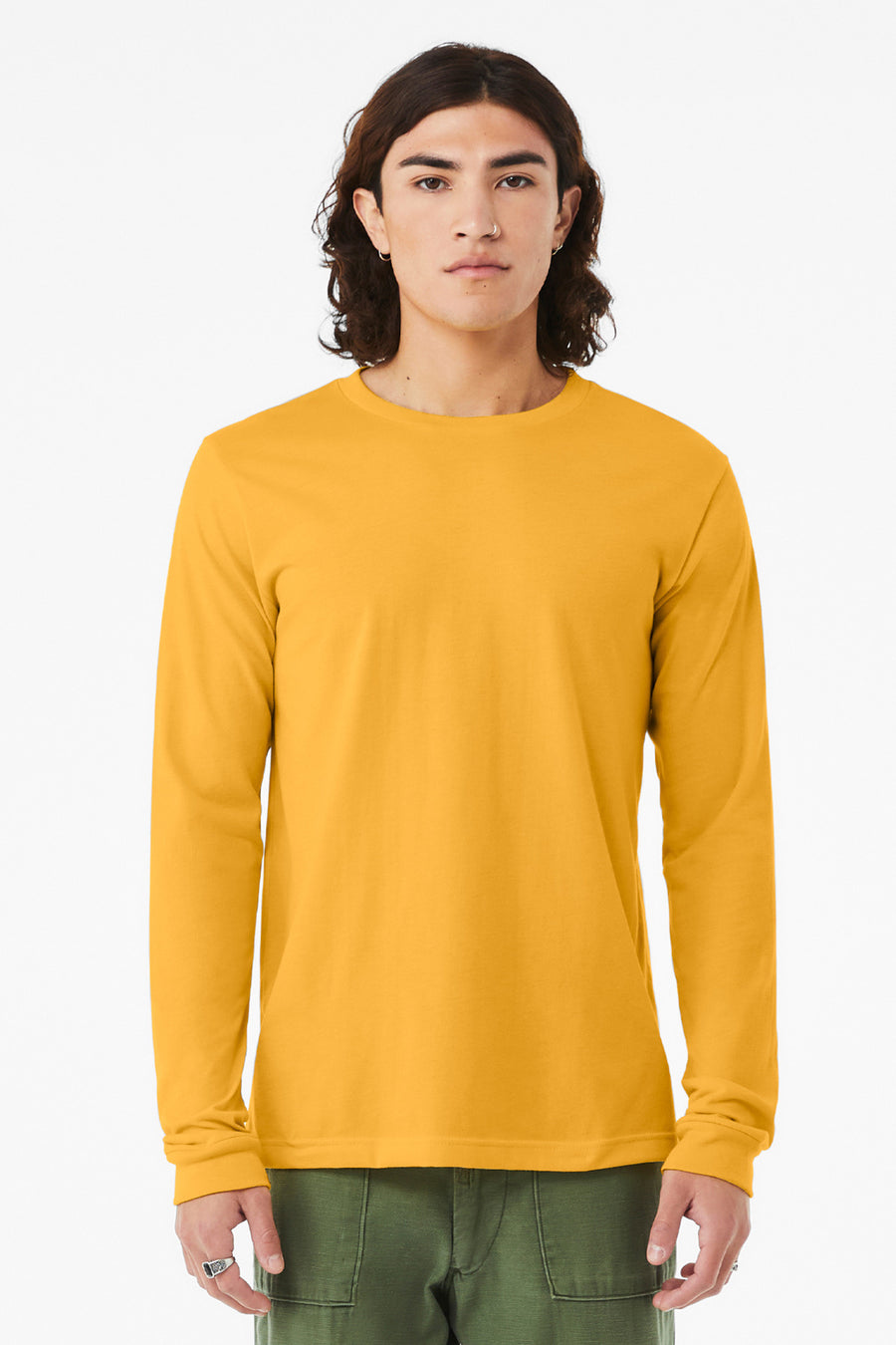 BELLA+CANVAS® Unisex Heather CVC Long Sleeve Tee BC3501CVC