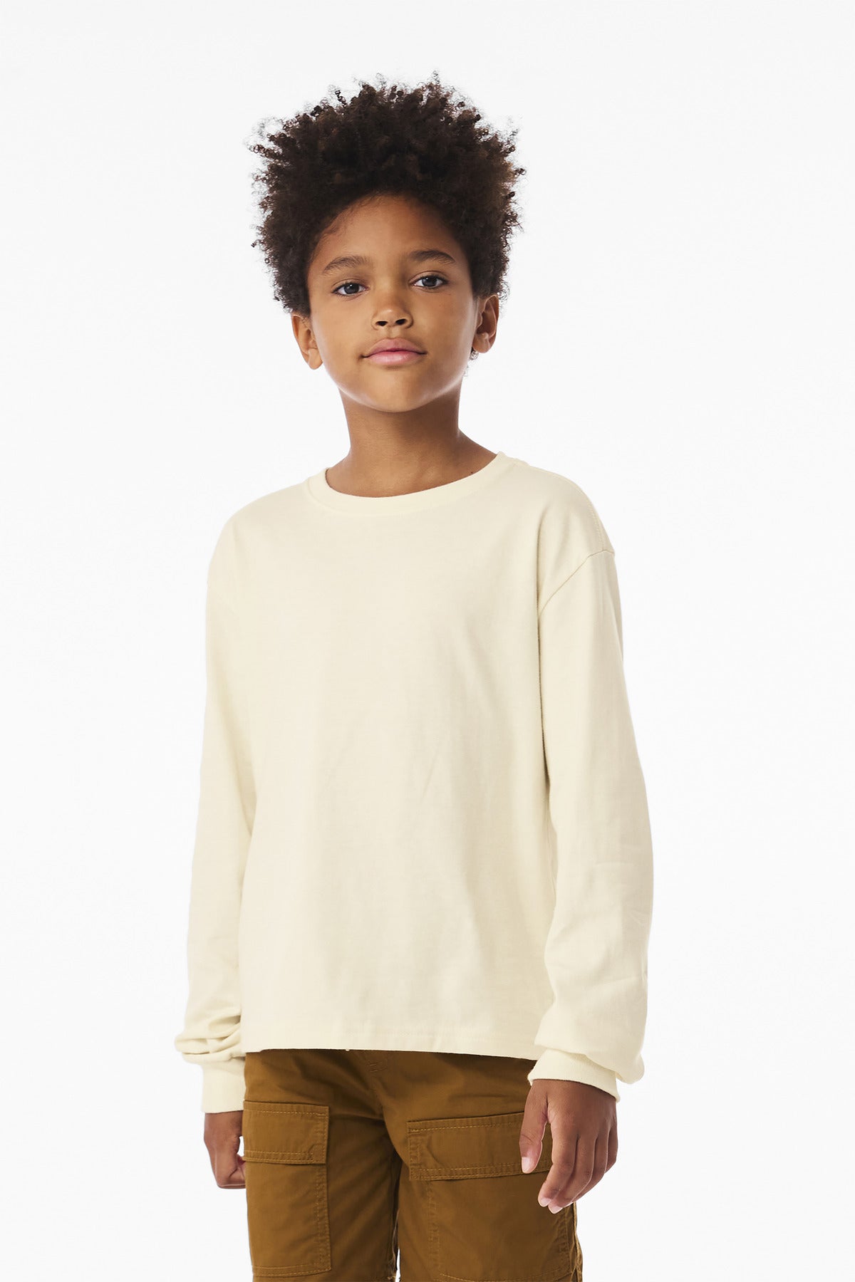 BELLA+CANVAS® Youth 6-Ounce Heavyweight Long Sleeve Tee BC3511Y