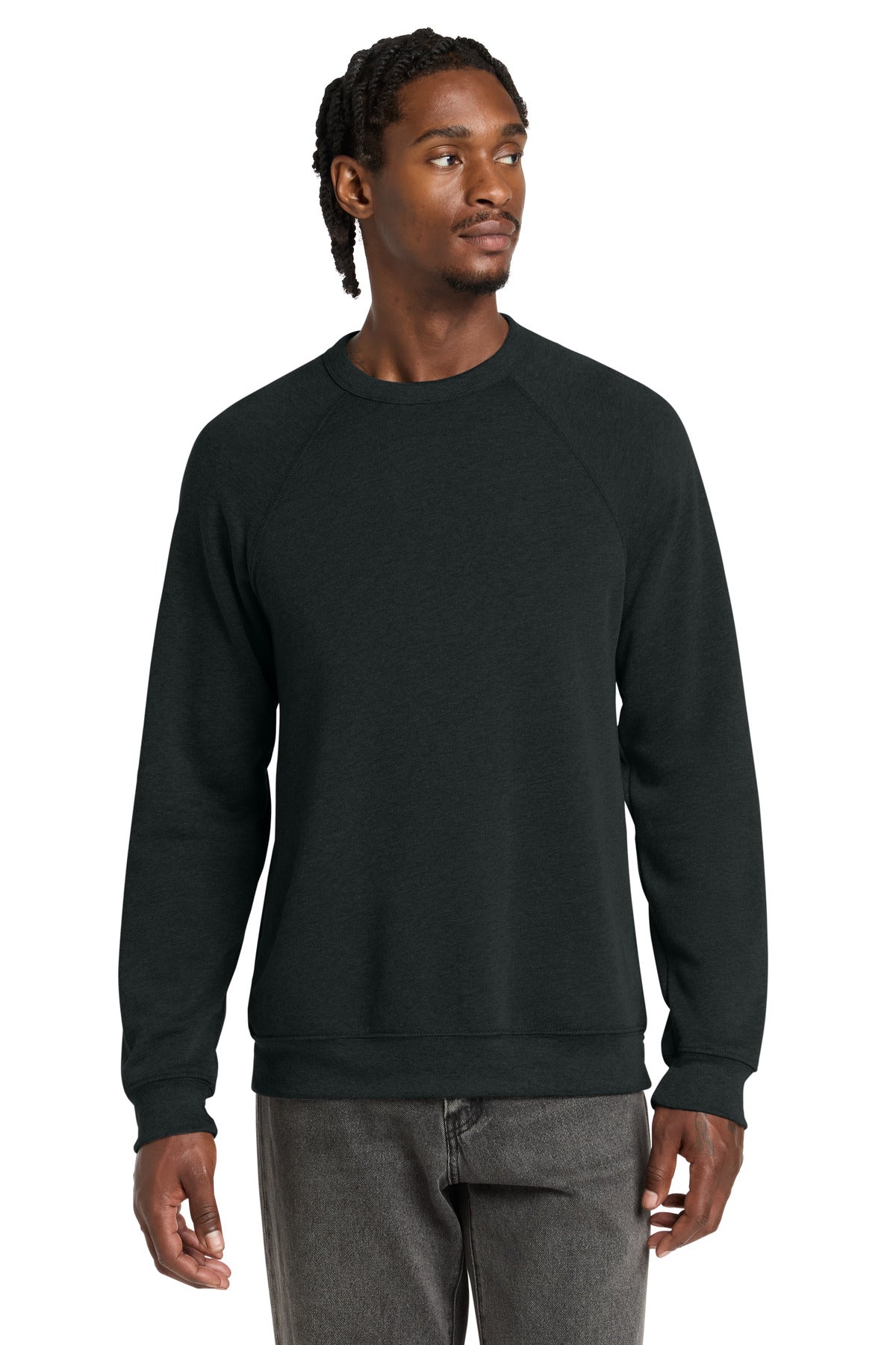 BELLA+CANVAS ® Unisex Sponge Fleece Raglan Sweatshirt. BC3901