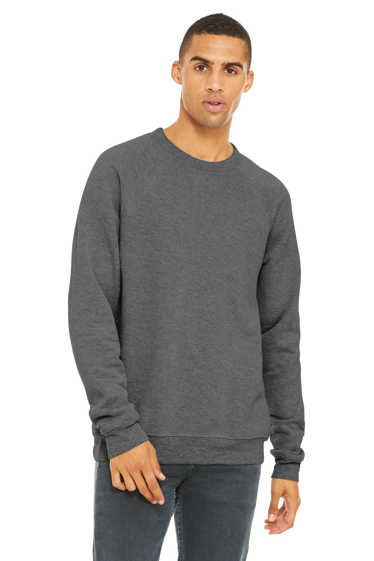 BELLA+CANVAS ® Unisex Sponge Fleece Raglan Sweatshirt. BC3901