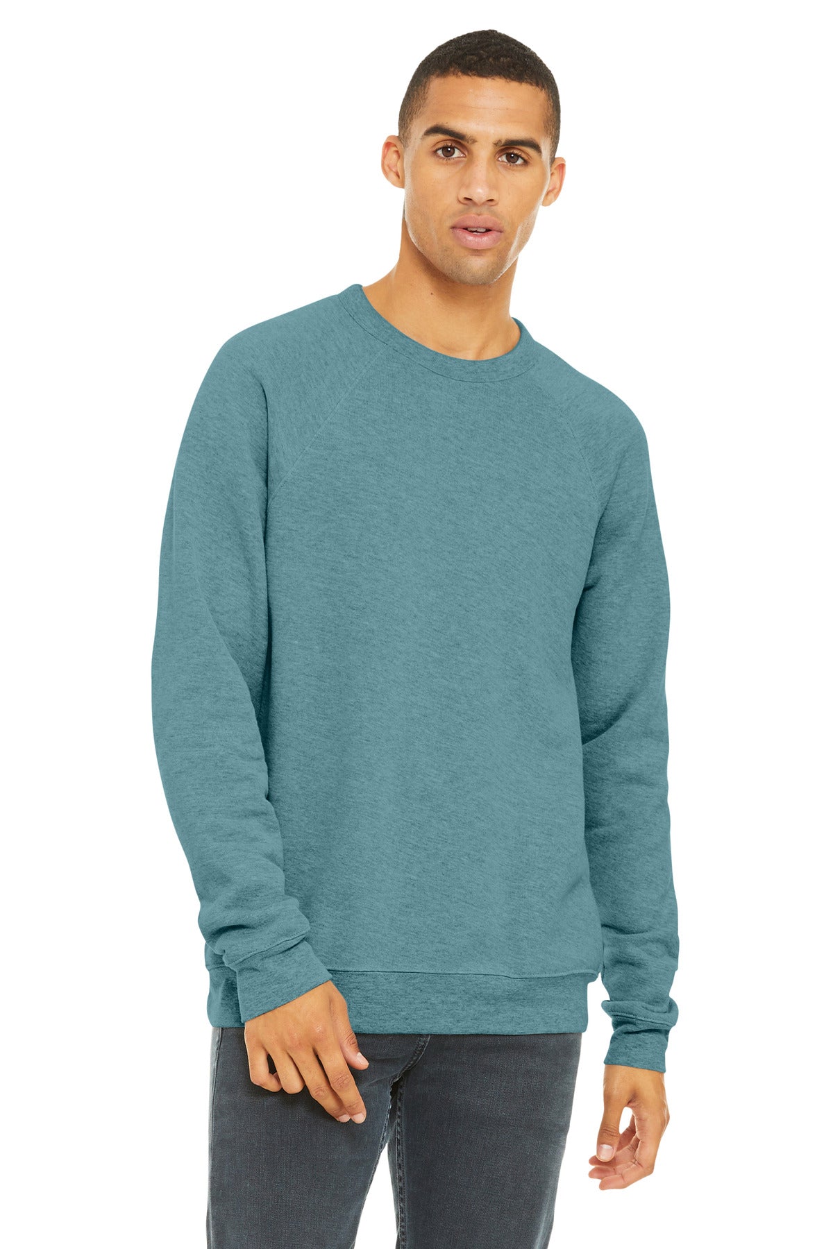 BELLA+CANVAS ® Unisex Sponge Fleece Raglan Sweatshirt. BC3901