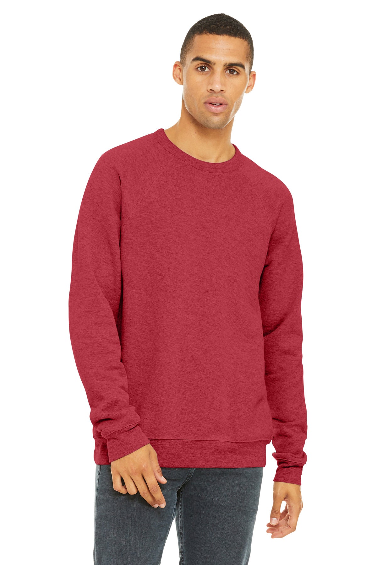 BELLA+CANVAS ® Unisex Sponge Fleece Raglan Sweatshirt. BC3901