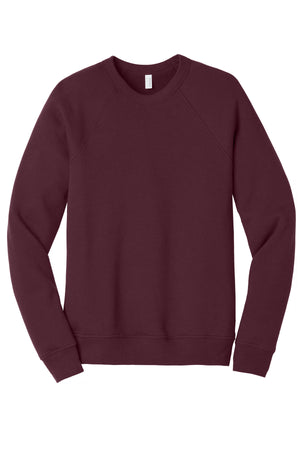 BELLA+CANVAS ® Unisex Sponge Fleece Raglan Sweatshirt. BC3901