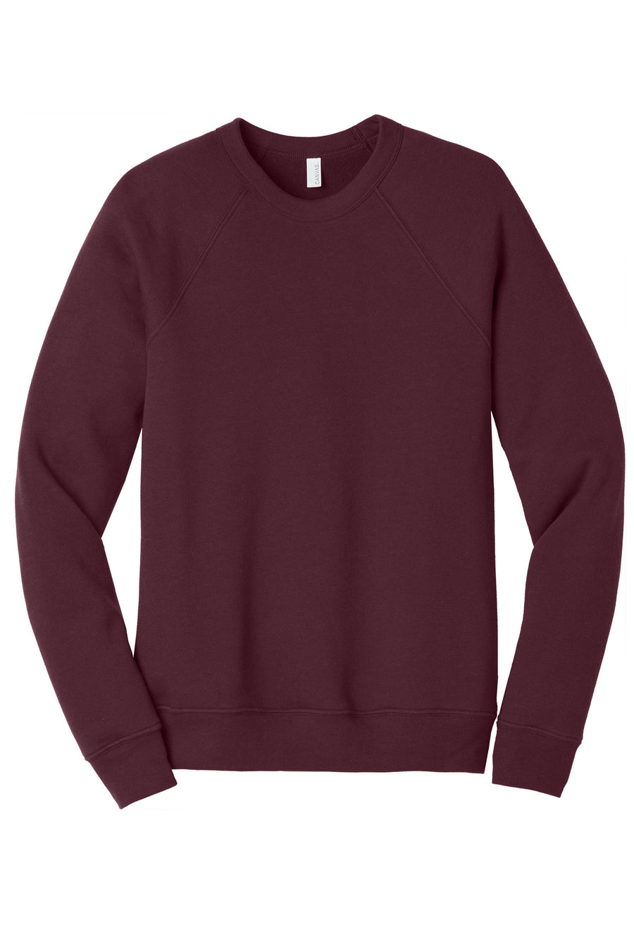 BELLA+CANVAS ® Unisex Sponge Fleece Raglan Sweatshirt. BC3901