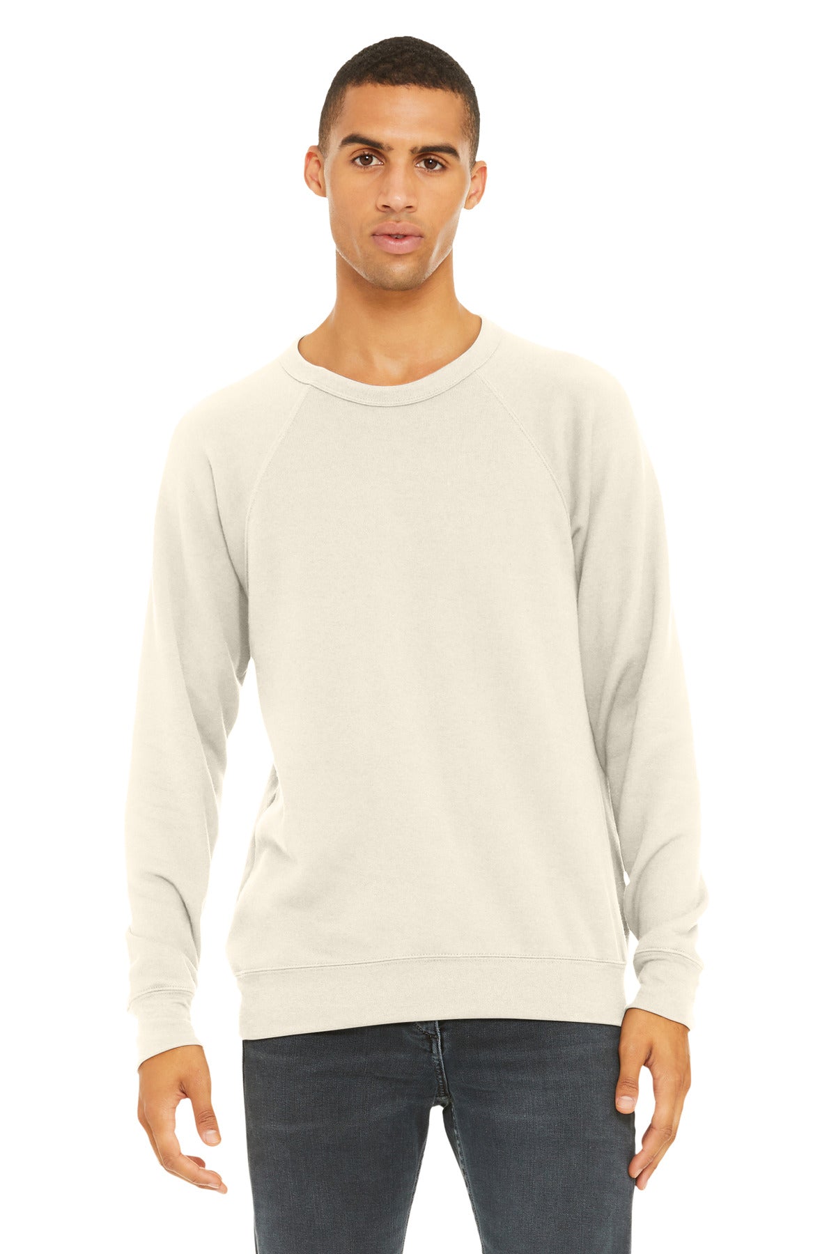 BELLA+CANVAS ® Unisex Sponge Fleece Raglan Sweatshirt. BC3901