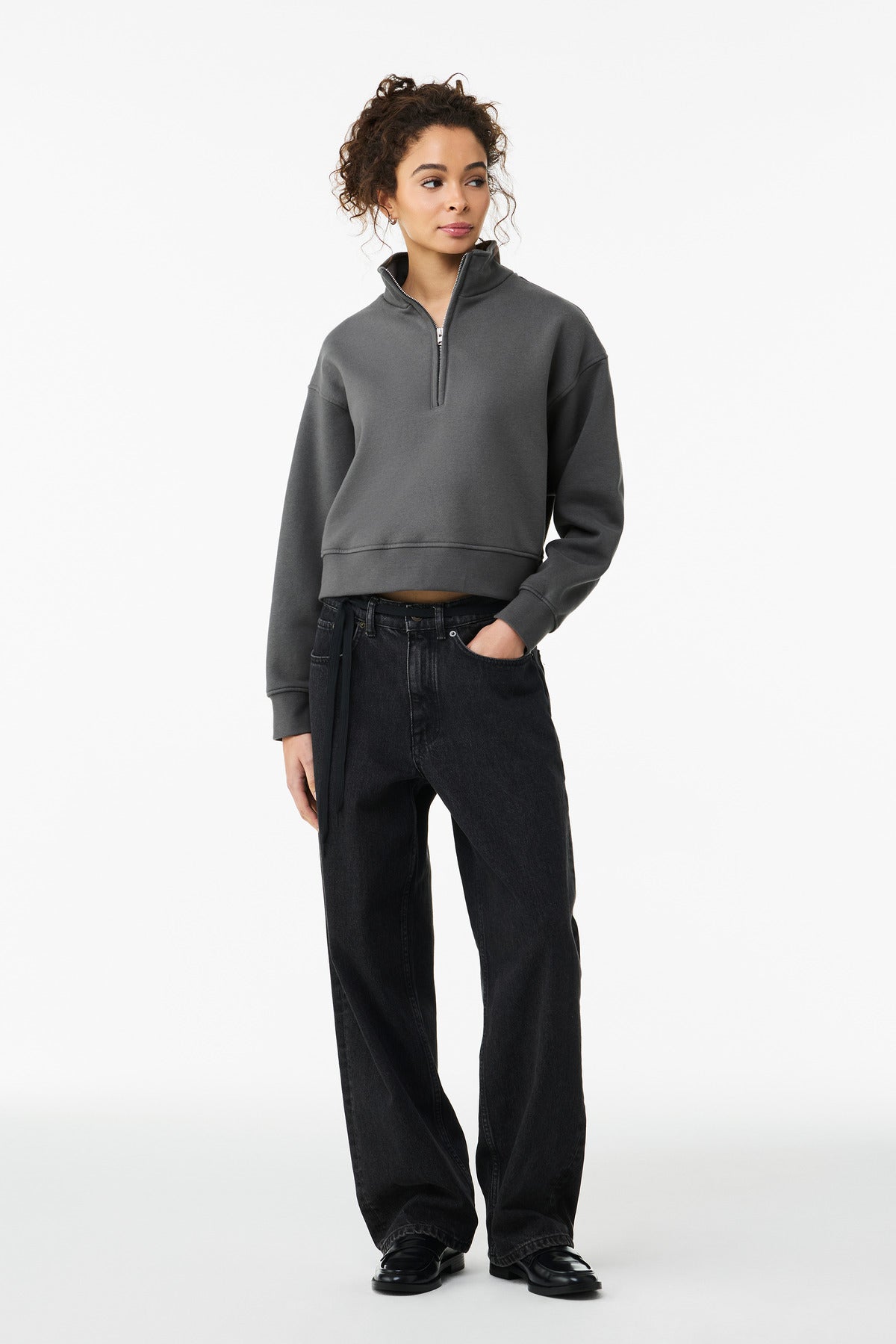 BELLA+CANVAS® Women's 10-Ounce 1/2-Zip Pullover BC4540