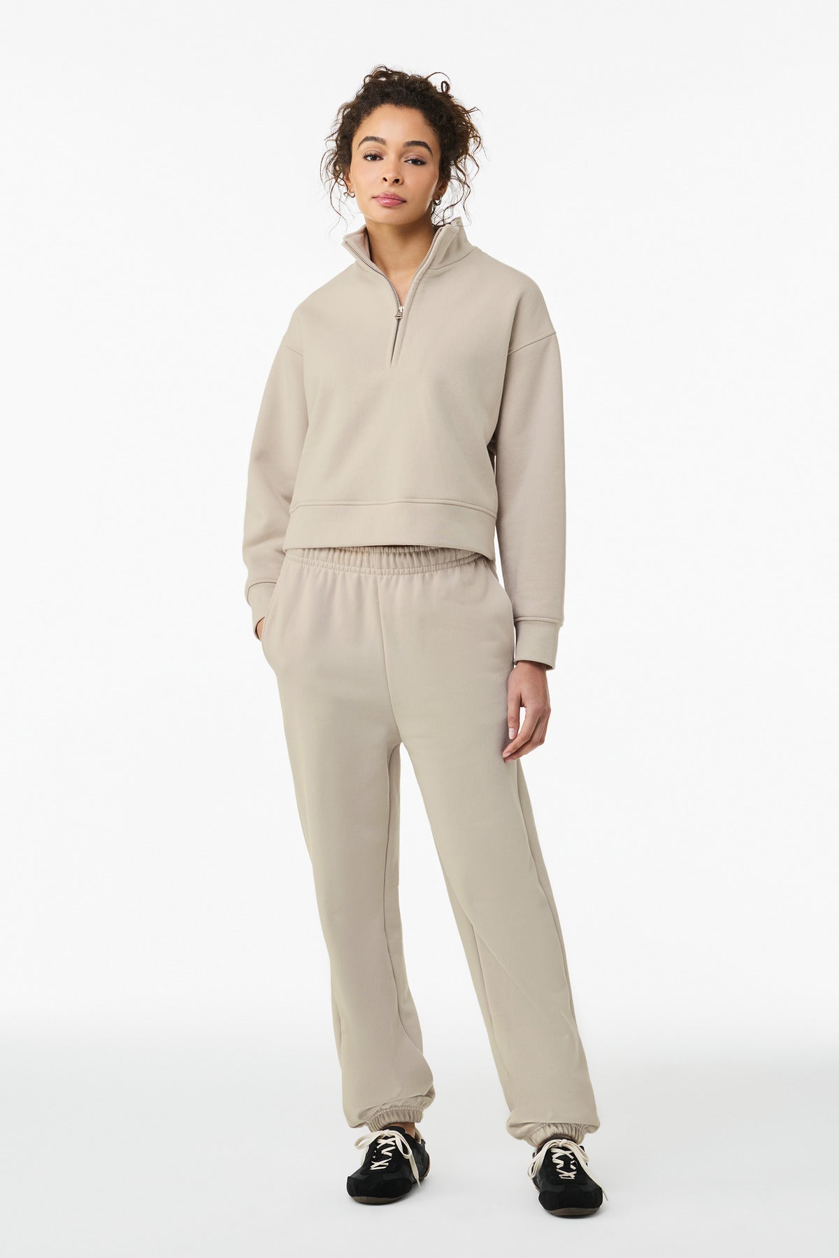 BELLA+CANVAS® Women's 10-Ounce 1/2-Zip Pullover BC4540