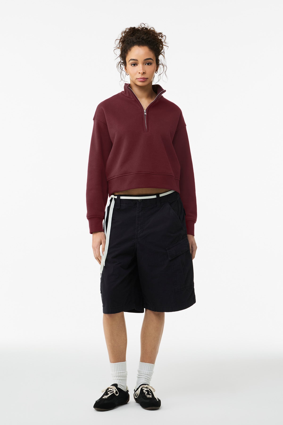 BELLA+CANVAS® Women's 10-Ounce 1/2-Zip Pullover BC4540