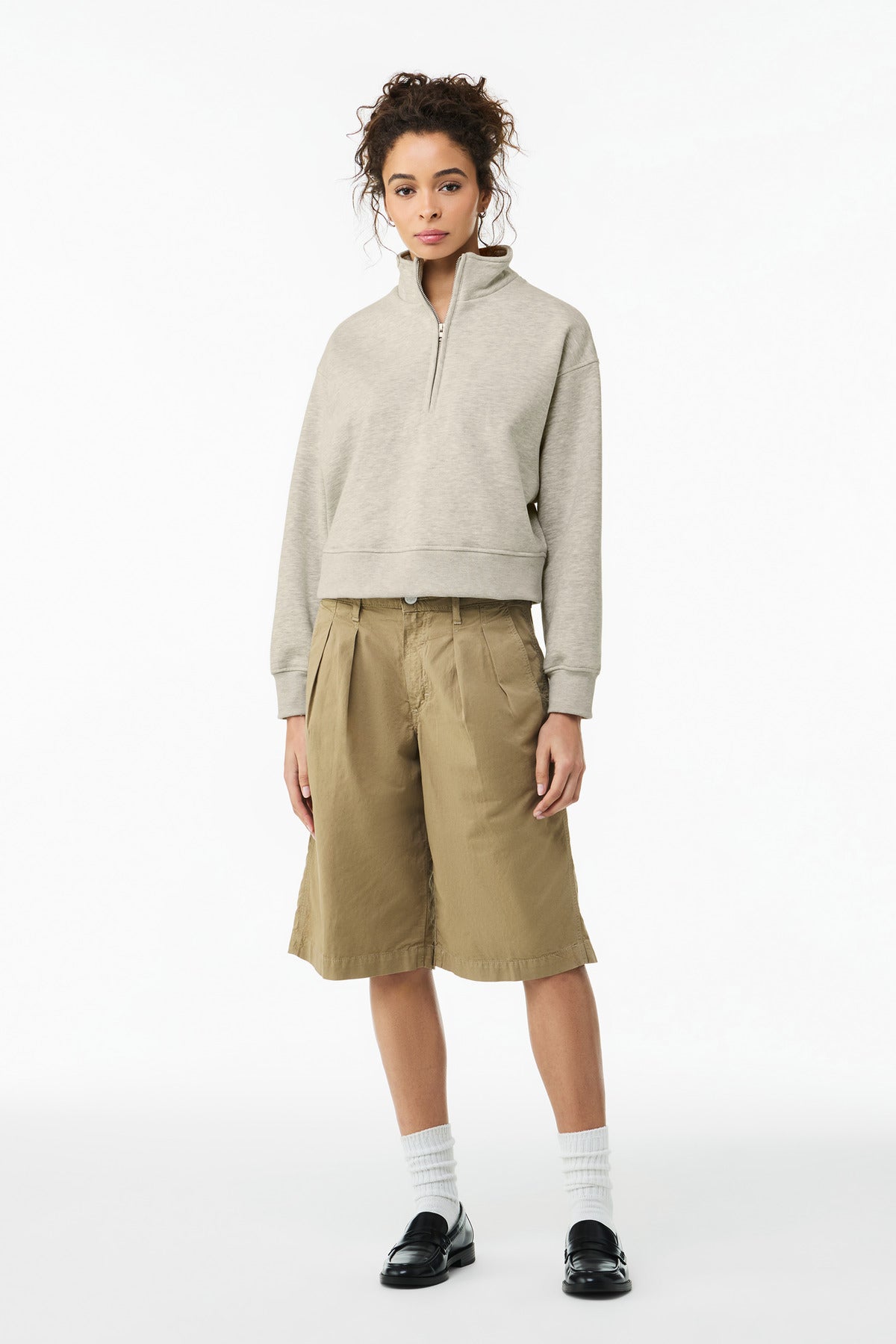 BELLA+CANVAS® Women's 10-Ounce 1/2-Zip Pullover BC4540