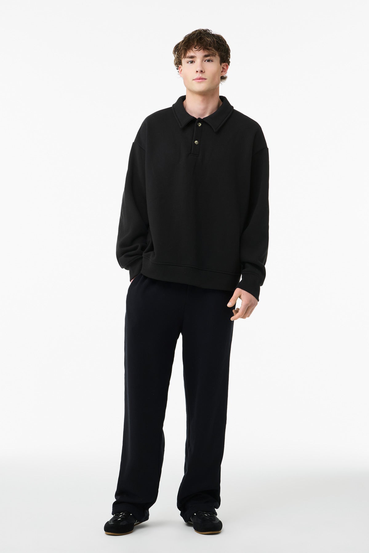 BELLA+CANVAS® Unisex 10-Ounce Polo Sweatshirt BC4741