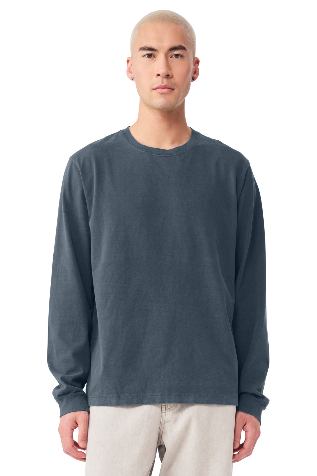 BELLA+CANVAS® Unisex Heavyweight Garment-Dyed Long Sleeve Tee BC4851GD