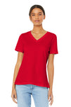 BELLA+CANVAS ® Women's Relaxed Jersey Short Sleeve V-Neck Tee. BC6405