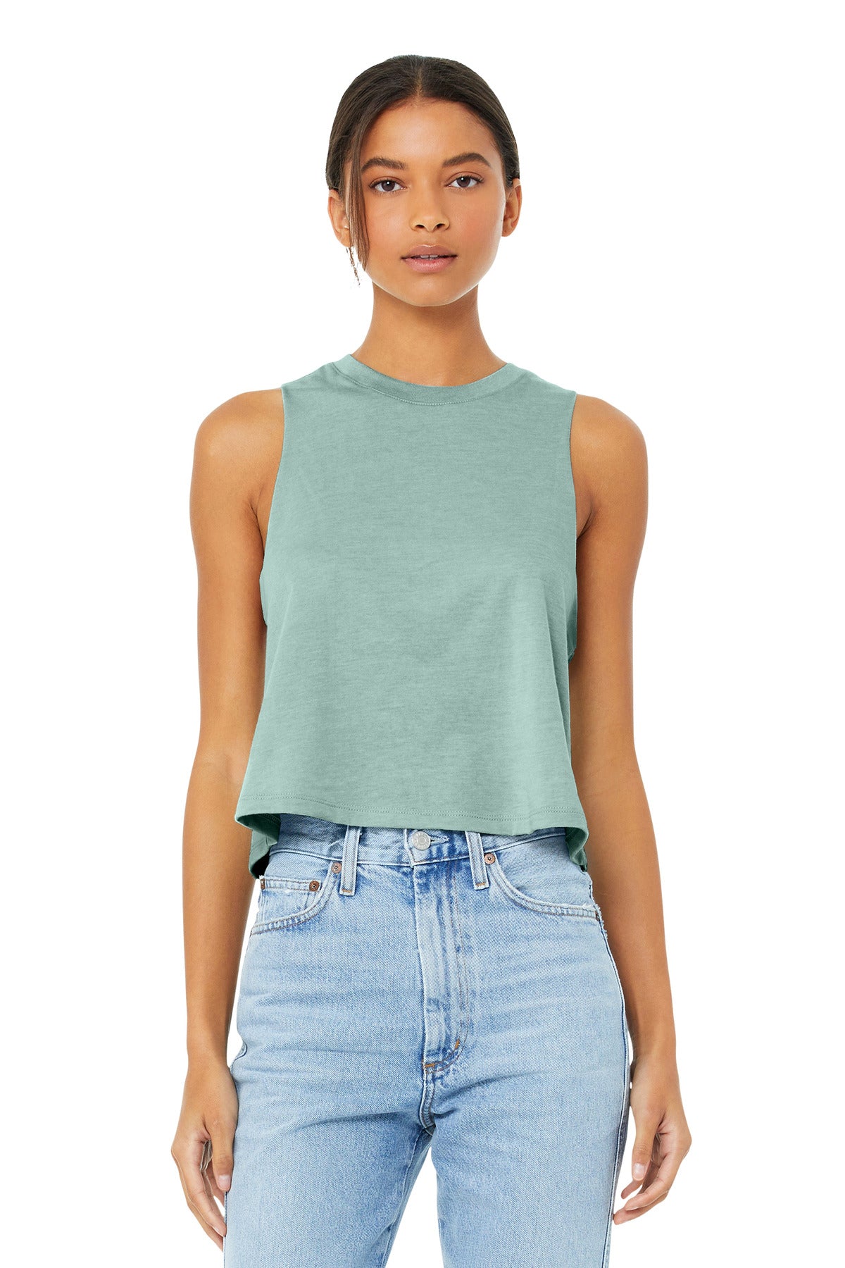 BELLA+CANVAS ® Women's Racerback Cropped Tank. BC6682