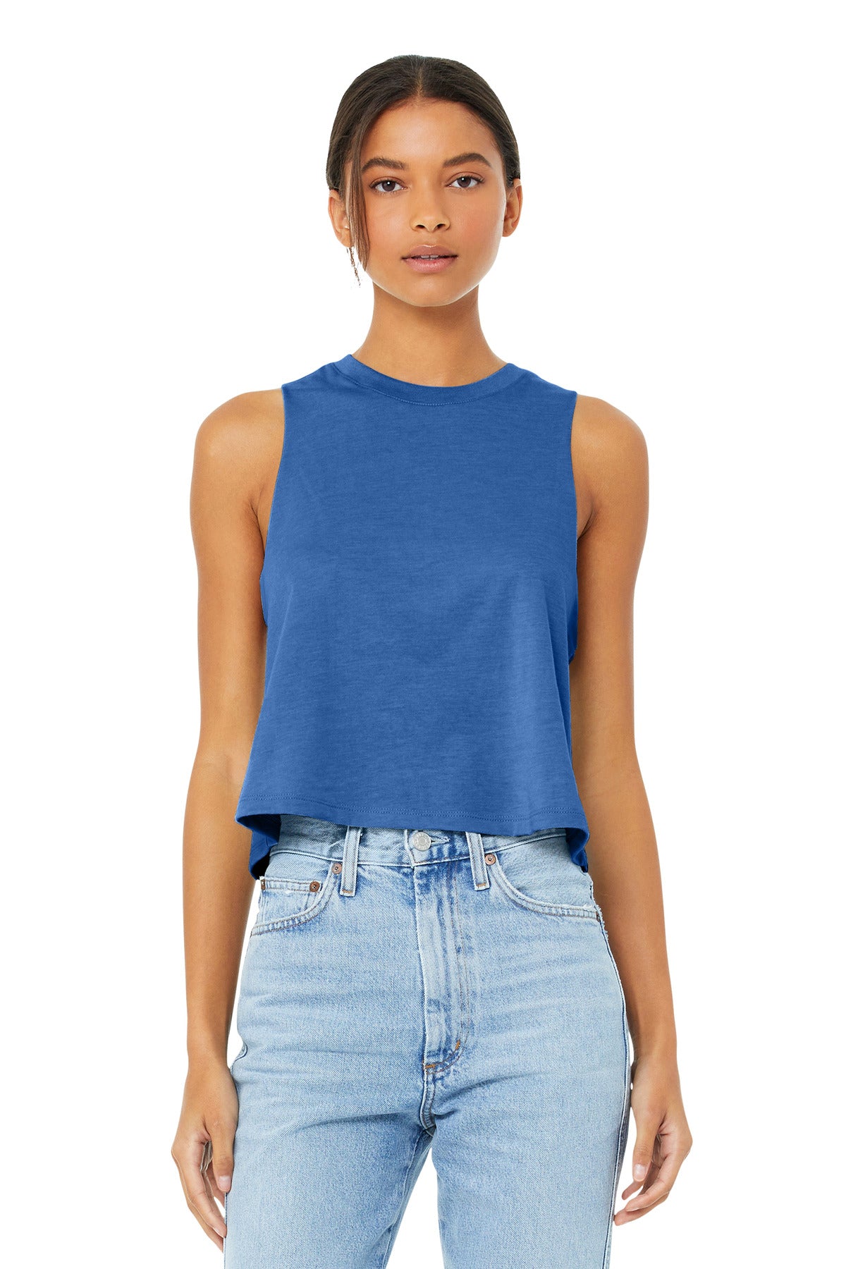 トップス PILE FLARE TANK TOPS BELLA+CANVAS ® Women's Racerback Cropped Tank. BC6682 – SanMar Sports