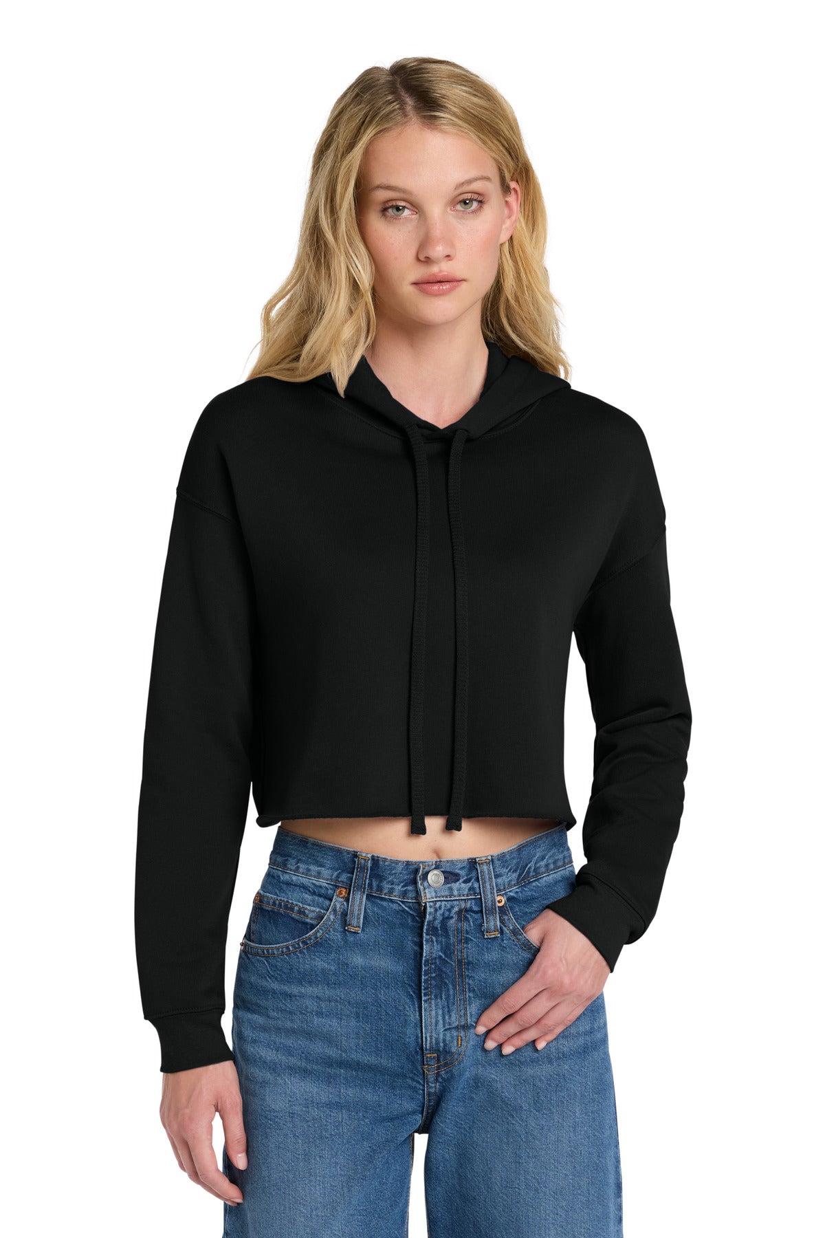 BELLA+CANVAS ® Women's Sponge Fleece Cropped Fleece Hoodie. BC7502