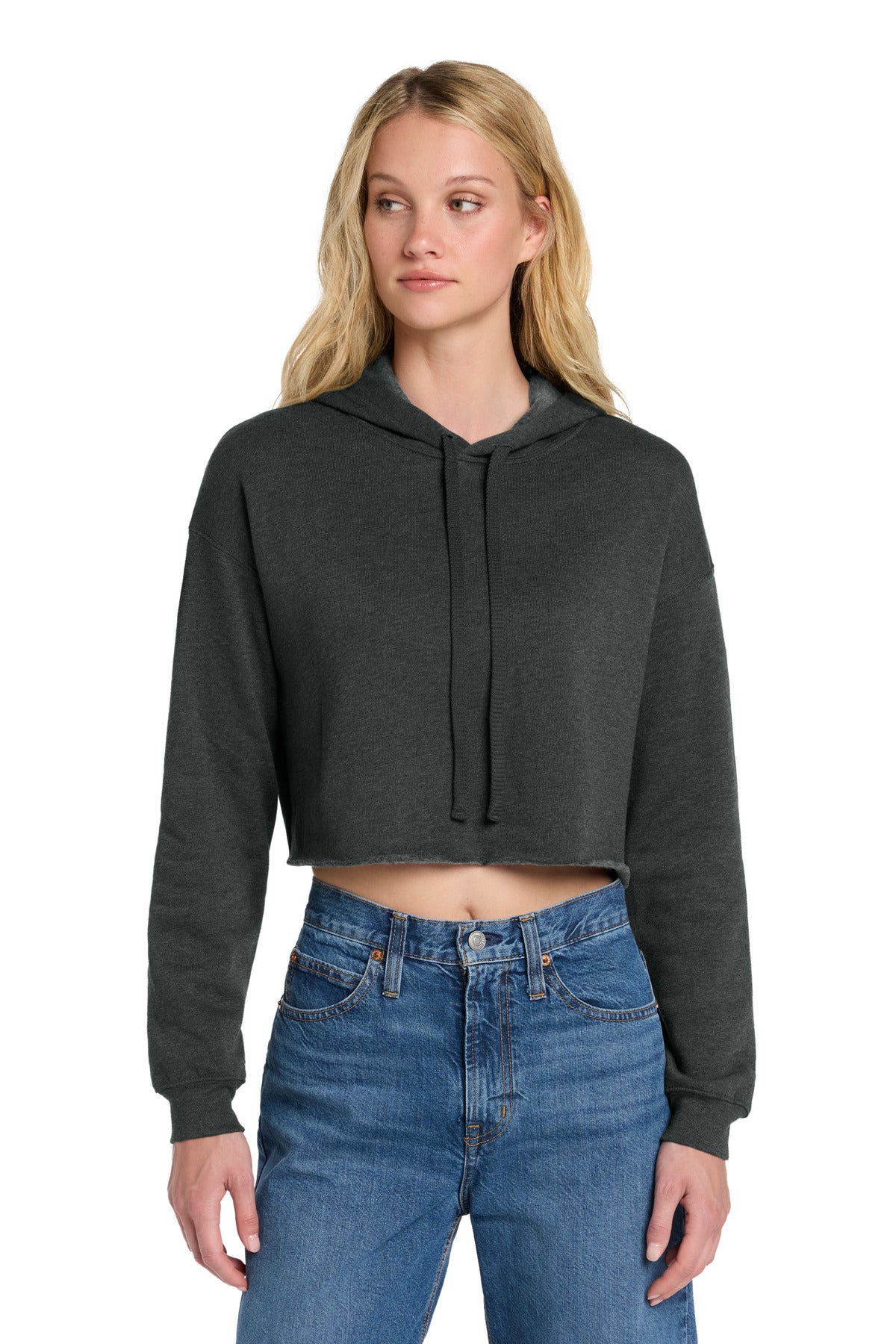 BELLA+CANVAS ® Women's Sponge Fleece Cropped Fleece Hoodie. BC7502