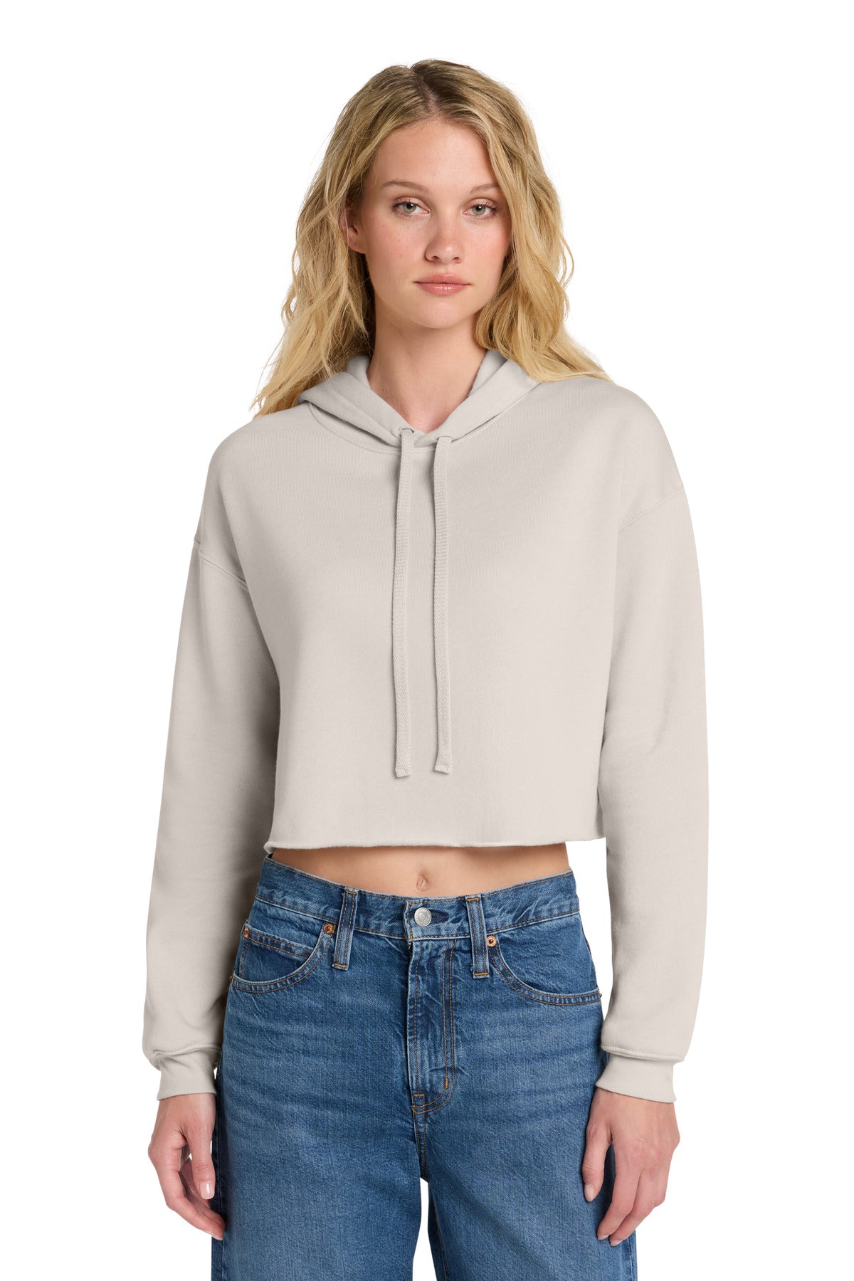 BELLA+CANVAS ® Women's Sponge Fleece Cropped Fleece Hoodie. BC7502
