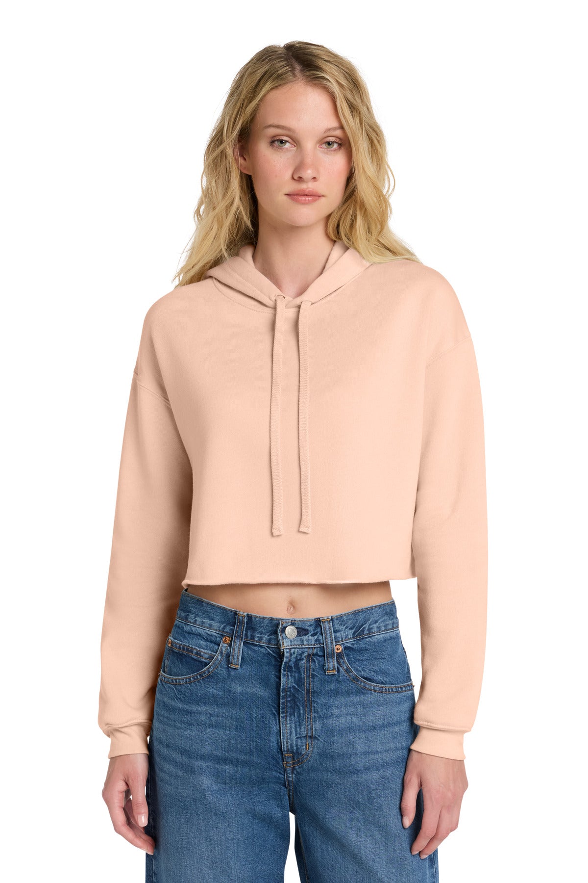 BELLA+CANVAS ® Women's Sponge Fleece Cropped Fleece Hoodie. BC7502