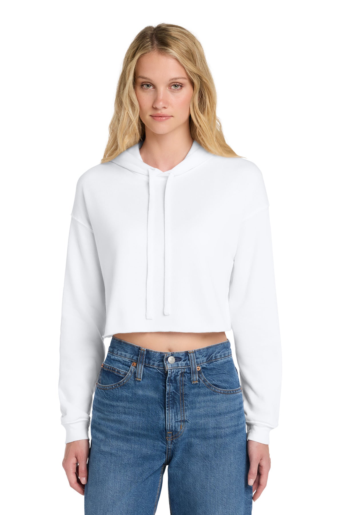 BELLA+CANVAS ® Women's Sponge Fleece Cropped Fleece Hoodie. BC7502