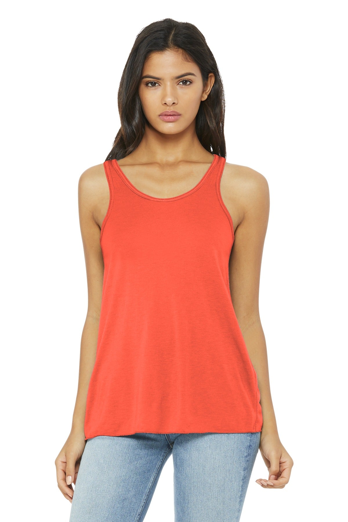 BELLA+CANVAS ® Women's Flowy Racerback Tank. BC8800