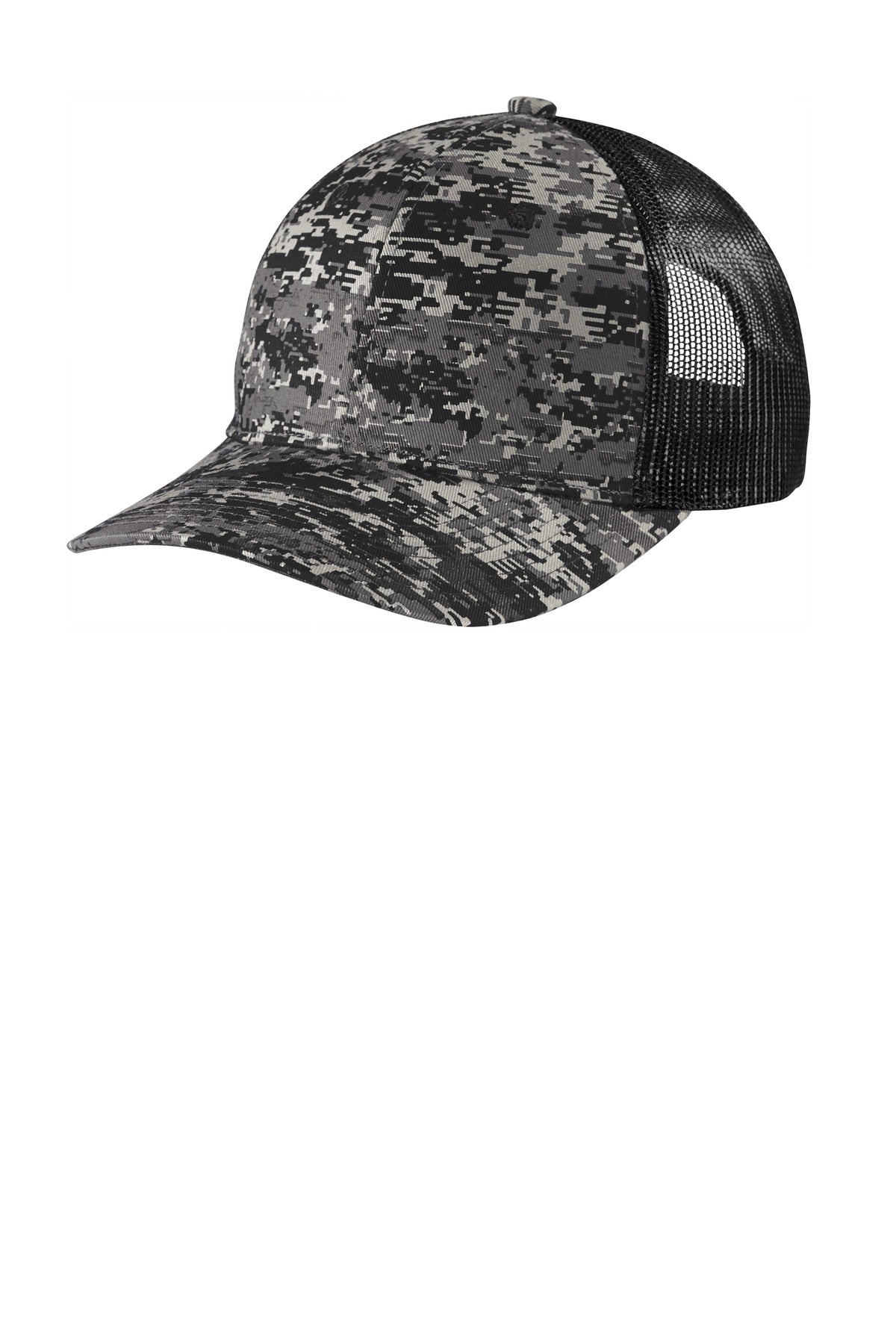 DISCONTINUED Port Authority ® Digi Camo Snapback Trucker Cap C114