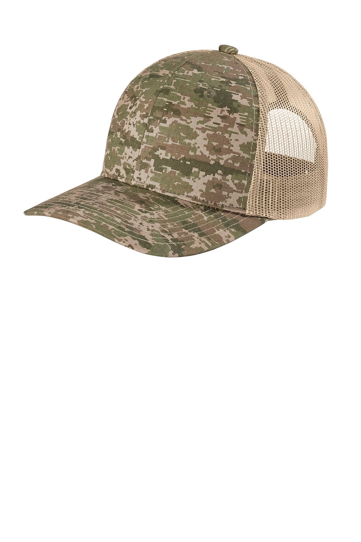 DISCONTINUED Port Authority ® Digi Camo Snapback Trucker Cap C114