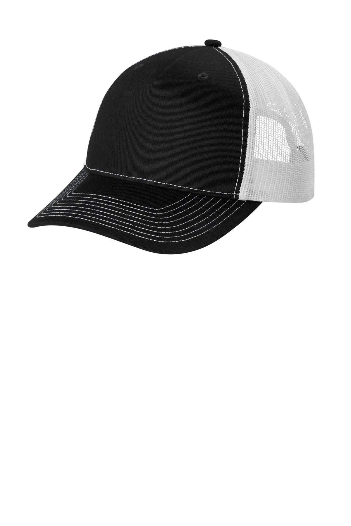 DISCONTINUED Port Authority® Snapback Five-Panel Trucker Cap C115