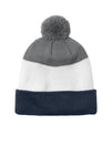 Port Authority® Cozy Striped Pom Beanie C979