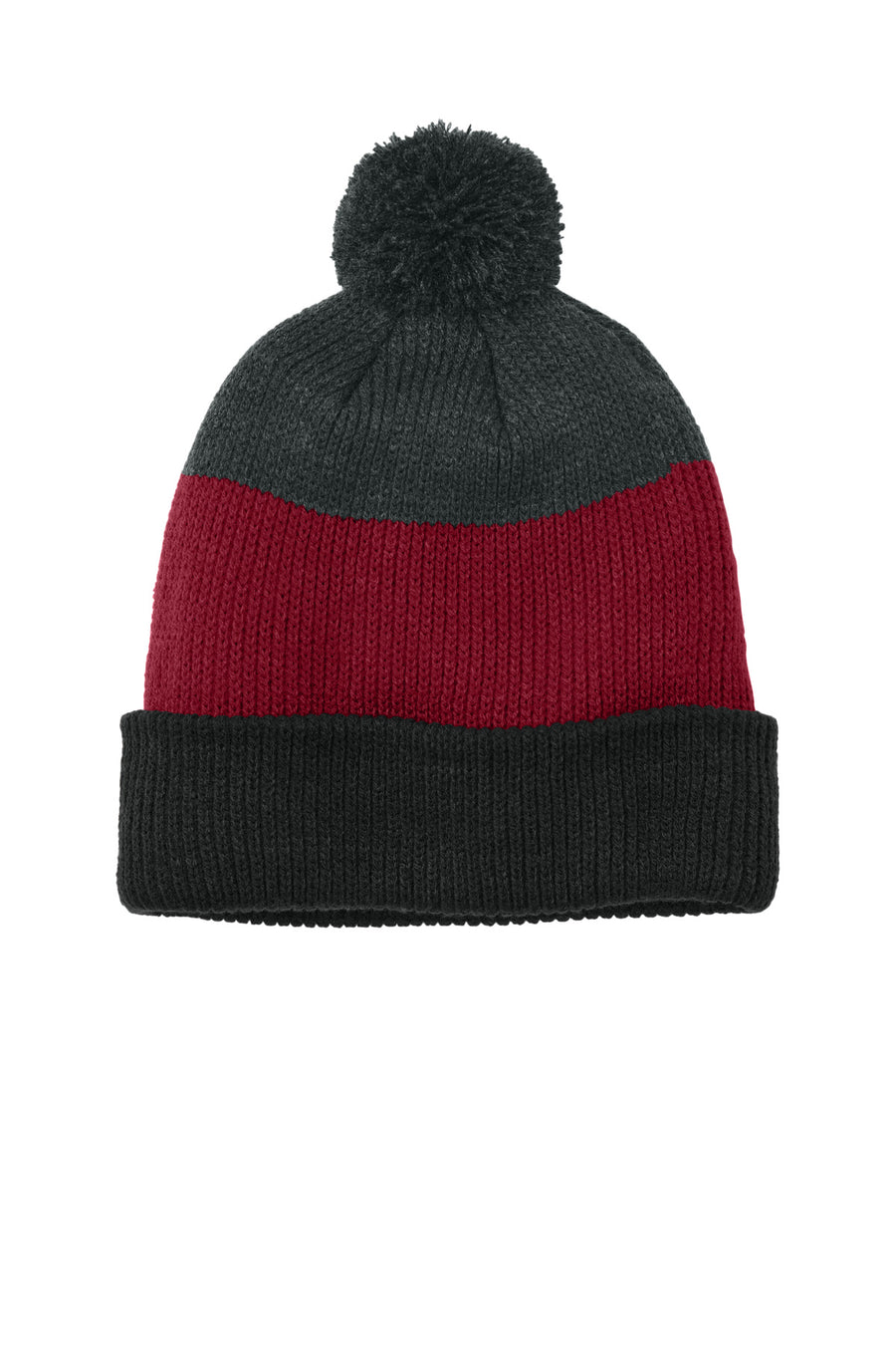 Port Authority® Cozy Striped Pom Beanie C979