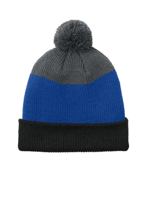 Port Authority® Cozy Striped Pom Beanie C979