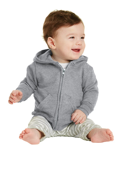 Port & Co™ Infant Core Fleece Full-Zip Hooded Sweatshirt. CAR78IZH