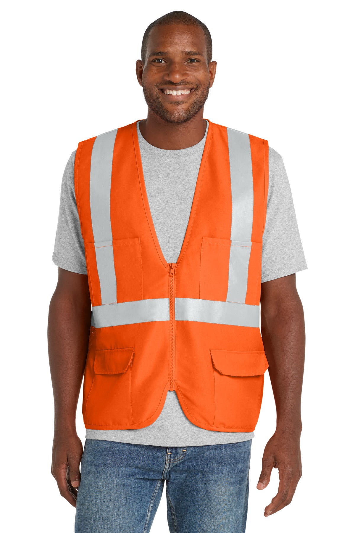 CornerStone® - ANSI 107 Class 2 Mesh Back Safety Vest. CSV405